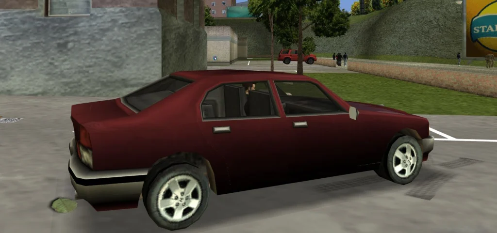 Sentinel из PS2 для GTA 3 - Вид сбоку
