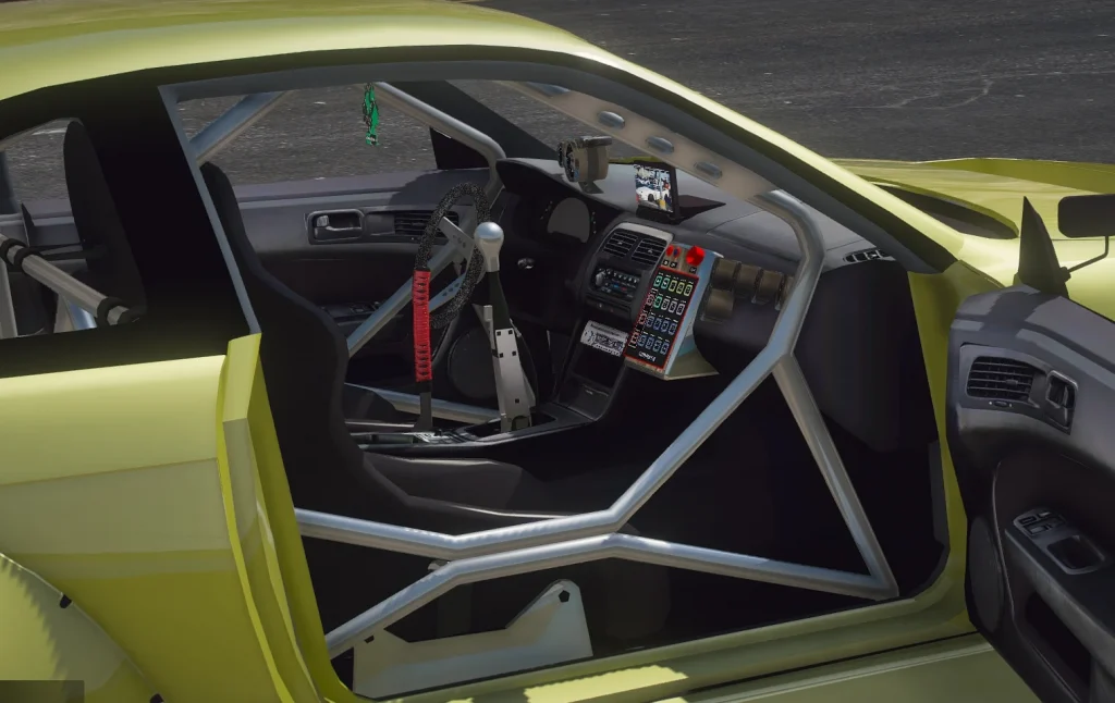Nissan S14 Drift для GTA 5 - Вид салона
