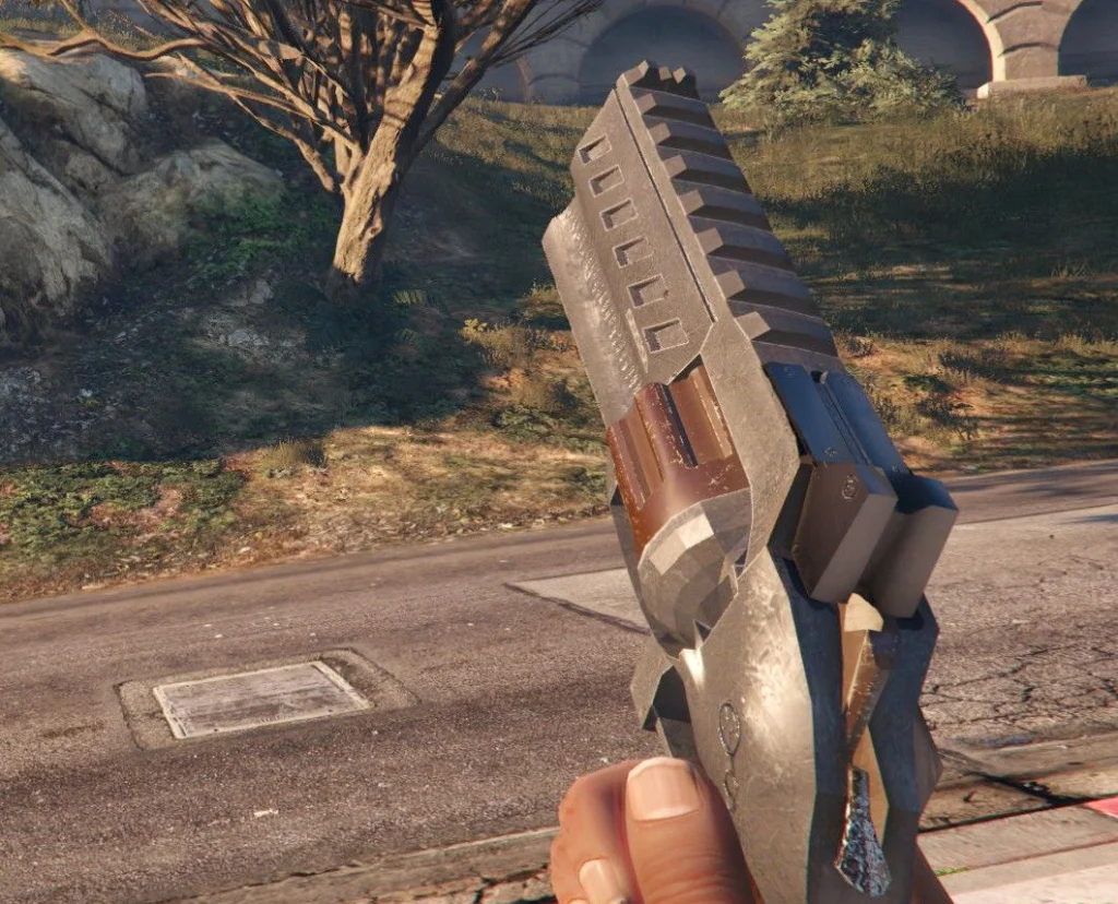 Револьвер Хеллбоя для GTA 5